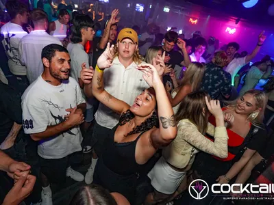 A professional photo of guests enjoying themselves at Cocktails Nightclub from our gallery.