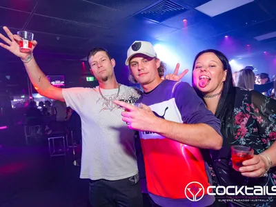 A professional photo of guests enjoying themselves at Cocktails Nightclub from our gallery.