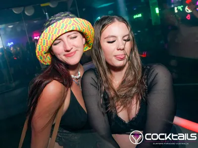 A professional photo of guests enjoying themselves at Cocktails Nightclub from our gallery.