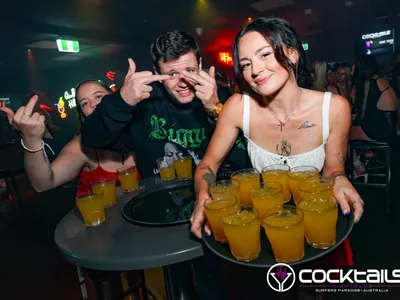 A professional photo of guests enjoying themselves at Cocktails Nightclub from our gallery.