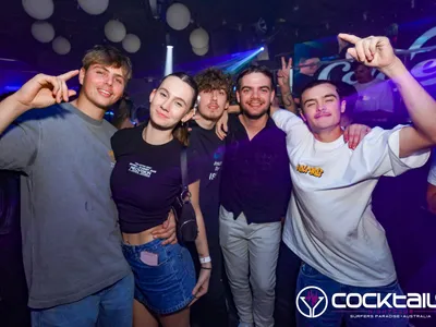 A professional photo of guests enjoying themselves at Cocktails Nightclub from our gallery.