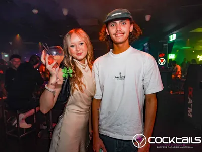 A professional photo of guests enjoying themselves at Cocktails Nightclub from our gallery.