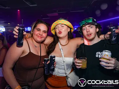 A professional photo of guests enjoying themselves at Cocktails Nightclub from our gallery.