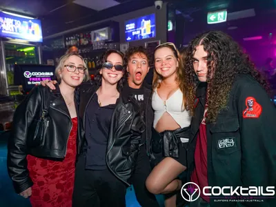 A professional photo of guests enjoying themselves at Cocktails Nightclub from our gallery.