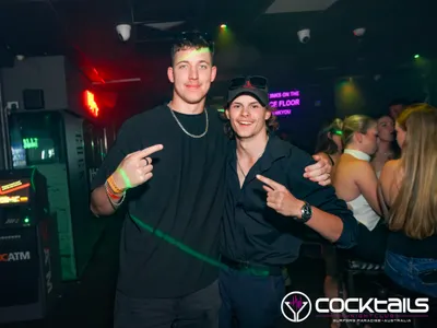 A professional photo of guests enjoying themselves at Cocktails Nightclub from our gallery.