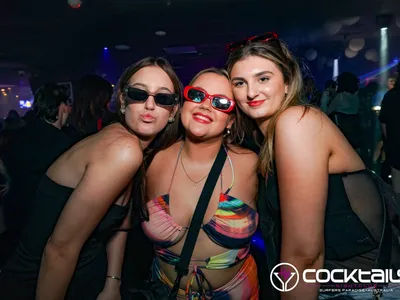 A professional photo of guests enjoying themselves at Cocktails Nightclub from our gallery.