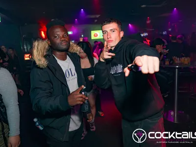 A professional photo of guests enjoying themselves at Cocktails Nightclub from our gallery.