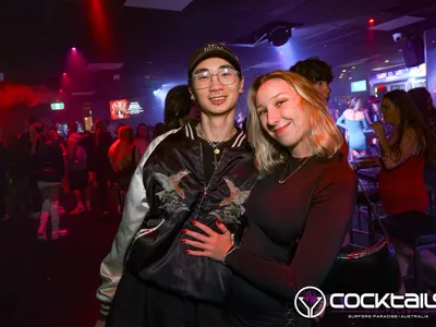 A professional photo of guests enjoying themselves at Cocktails Nightclub from our gallery.