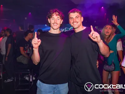 A professional photo of guests enjoying themselves at Cocktails Nightclub from our gallery.