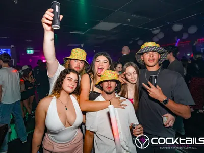 A professional photo of guests enjoying themselves at Cocktails Nightclub from our gallery.