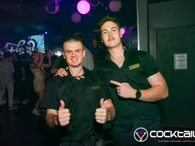 A professional photo of guests enjoying themselves at Cocktails Nightclub from our gallery.