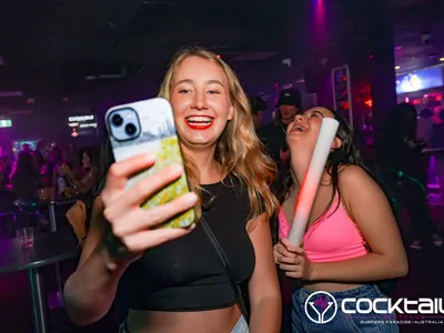 A professional photo of guests enjoying themselves at Cocktails Nightclub from our gallery.