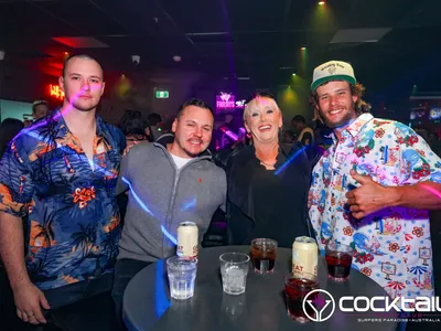 A professional photo of guests enjoying themselves at Cocktails Nightclub from our gallery.