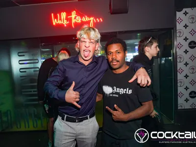 A professional photo of guests enjoying themselves at Cocktails Nightclub from our gallery.