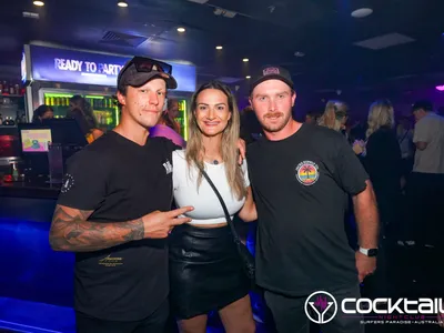 A professional photo of guests enjoying themselves at Cocktails Nightclub from our gallery.