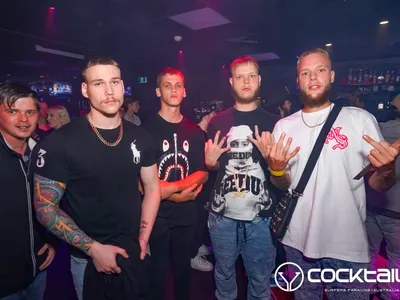 A professional photo of guests enjoying themselves at Cocktails Nightclub from our gallery.