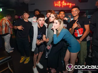 A professional photo of guests enjoying themselves at Cocktails Nightclub from our gallery.