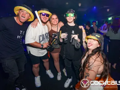 A professional photo of guests enjoying themselves at Cocktails Nightclub from our gallery.