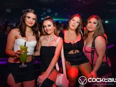 A professional photo of guests enjoying themselves at Cocktails Nightclub from our gallery.