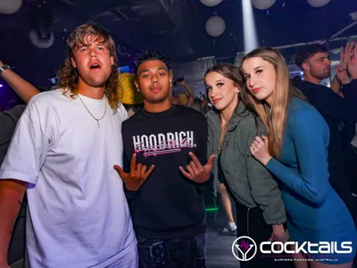 A professional photo of guests enjoying themselves at Cocktails Nightclub from our gallery.