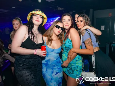 A professional photo of guests enjoying themselves at Cocktails Nightclub from our gallery.