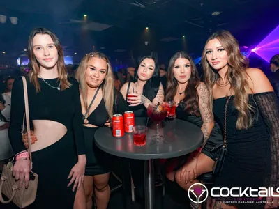 A professional photo of guests enjoying themselves at Cocktails Nightclub from our gallery.