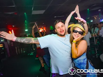 A professional photo of guests enjoying themselves at Cocktails Nightclub from our gallery.