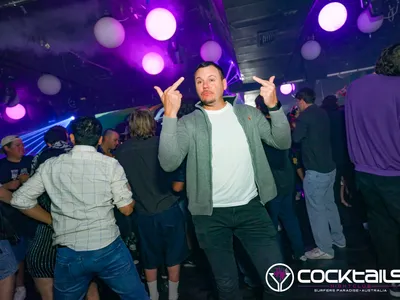 A professional photo of guests enjoying themselves at Cocktails Nightclub from our gallery.