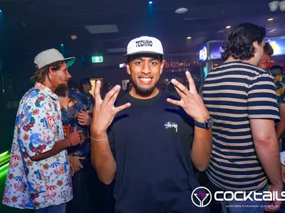 A professional photo of guests enjoying themselves at Cocktails Nightclub from our gallery.