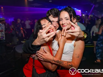 A professional photo of guests enjoying themselves at Cocktails Nightclub from our gallery.