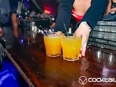 A professional photo of guests enjoying themselves at Cocktails Nightclub from our gallery.