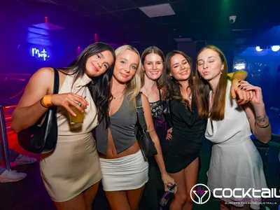 A professional photo of guests enjoying themselves at Cocktails Nightclub from our gallery.