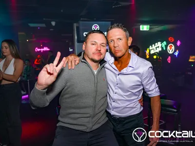 A professional photo of guests enjoying themselves at Cocktails Nightclub from our gallery.