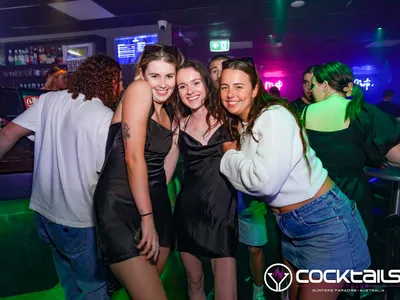 A professional photo of guests enjoying themselves at Cocktails Nightclub from our gallery.