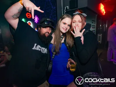 A professional photo of guests enjoying themselves at Cocktails Nightclub from our gallery.