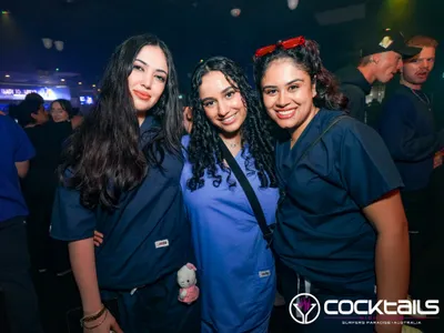 A professional photo of guests enjoying themselves at Cocktails Nightclub from our gallery.