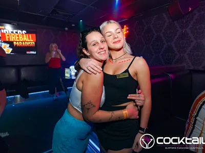 A professional photo of guests enjoying themselves at Cocktails Nightclub from our gallery.