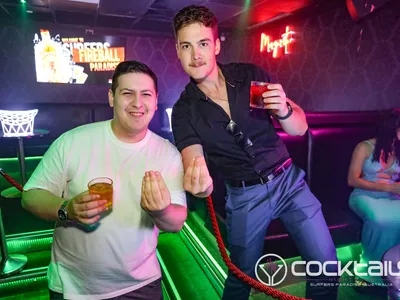 A professional photo of guests enjoying themselves at Cocktails Nightclub from our gallery.