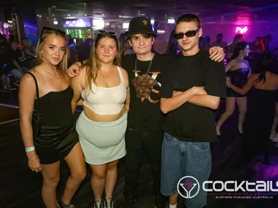 A professional photo of guests enjoying themselves at Cocktails Nightclub from our gallery.