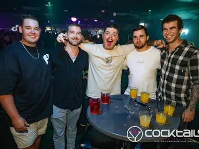 A professional photo of guests enjoying themselves at Cocktails Nightclub from our gallery.