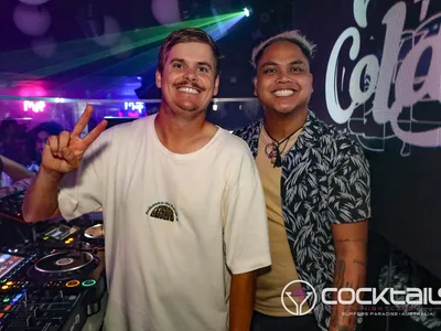 A professional photo of guests enjoying themselves at Cocktails Nightclub from our gallery.