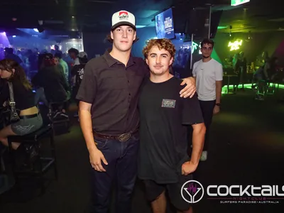 A professional photo of guests enjoying themselves at Cocktails Nightclub from our gallery.