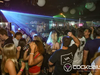 A professional photo of guests enjoying themselves at Cocktails Nightclub from our gallery.