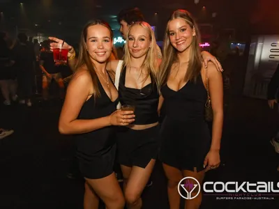 A professional photo of guests enjoying themselves at Cocktails Nightclub from our gallery.