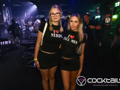 A professional photo of guests enjoying themselves at Cocktails Nightclub from our gallery.