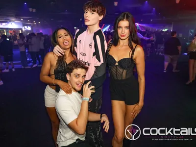 A professional photo of guests enjoying themselves at Cocktails Nightclub from our gallery.