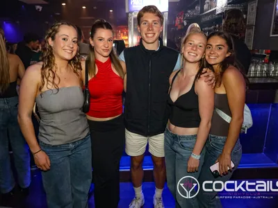 A professional photo of guests enjoying themselves at Cocktails Nightclub from our gallery.