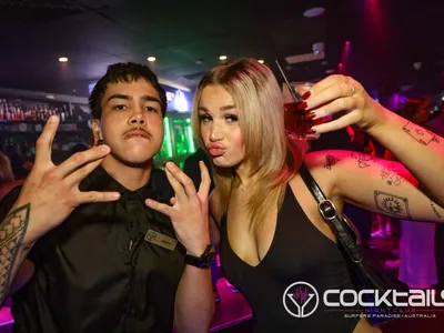 A professional photo of guests enjoying themselves at Cocktails Nightclub from our gallery.