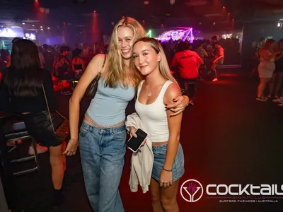 A professional photo of guests enjoying themselves at Cocktails Nightclub from our gallery.