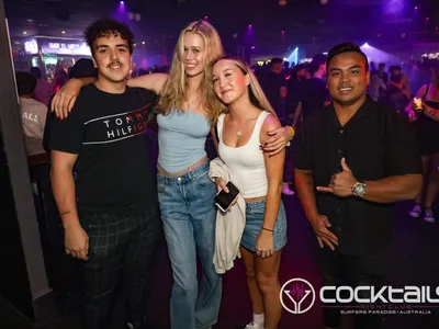 A professional photo of guests enjoying themselves at Cocktails Nightclub from our gallery.